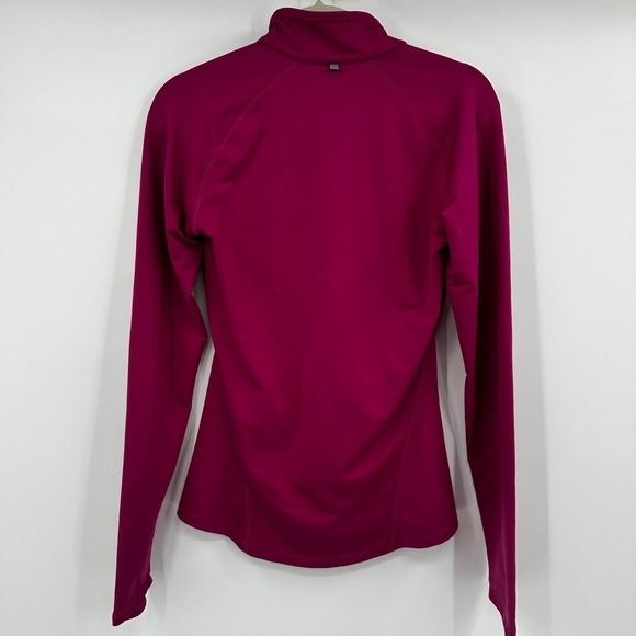 Nike Dri-FIT Womens Half Zip Running Top Pink Magenta Pullover Small - Picture 5 of 8